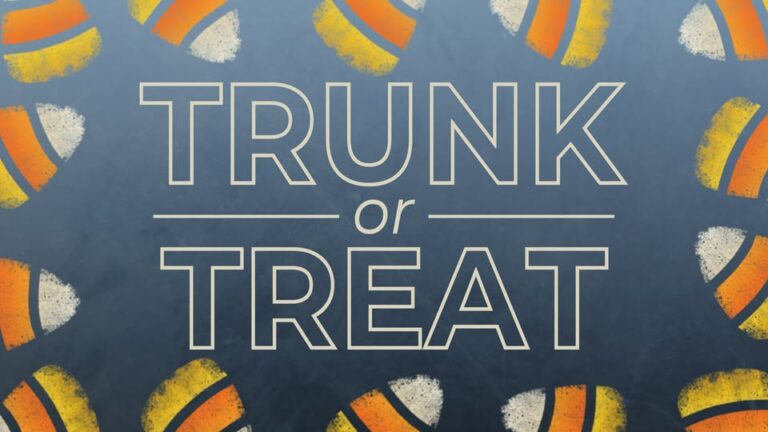 Flyer for Providence Baptist Church Trunk or Treat