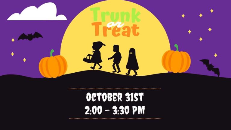 Flyer for Sacred Heart Parish Trunk or Treat