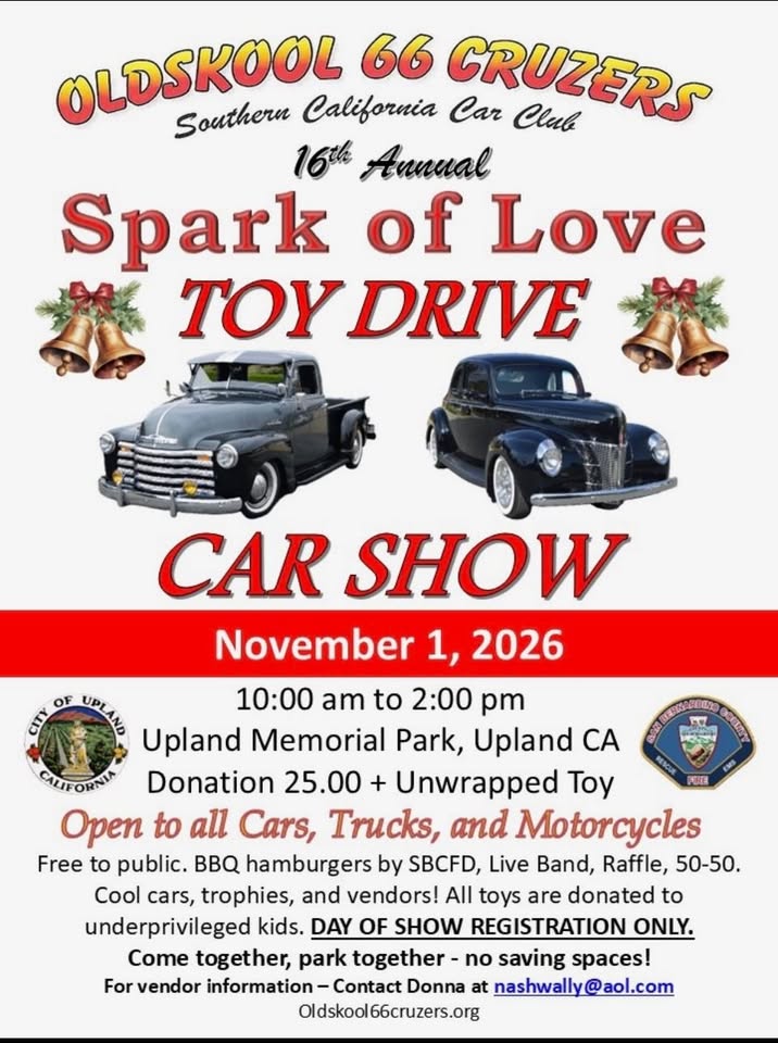 Spark Of Love Toy Drive Car Show Graphic