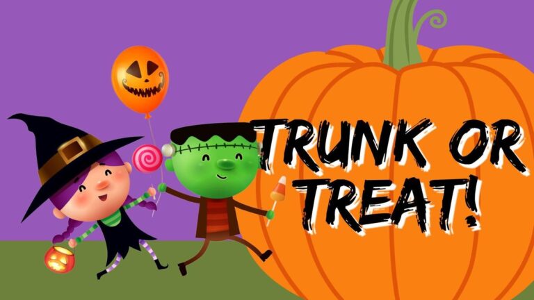 Flyer for Sydenstricker UMC Trunk or Treat
