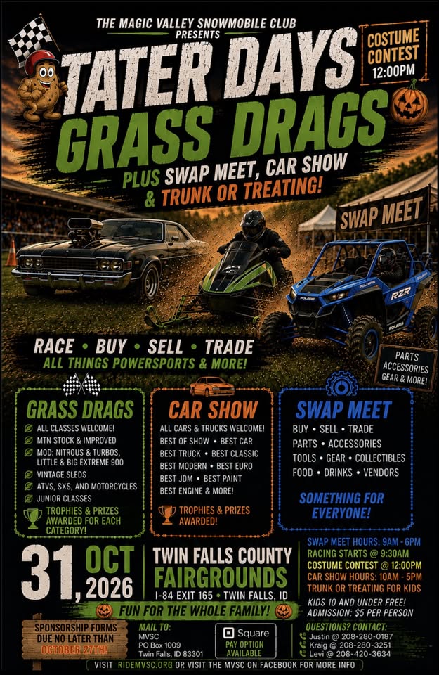 Tater Days Grass Drags Graphic