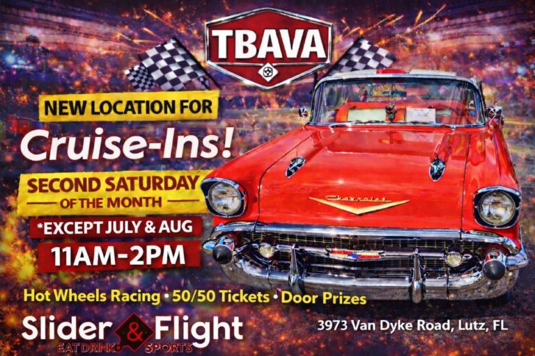 TBAVA Cruise-In & Hot Wheels Racing – Nov 14, 2026