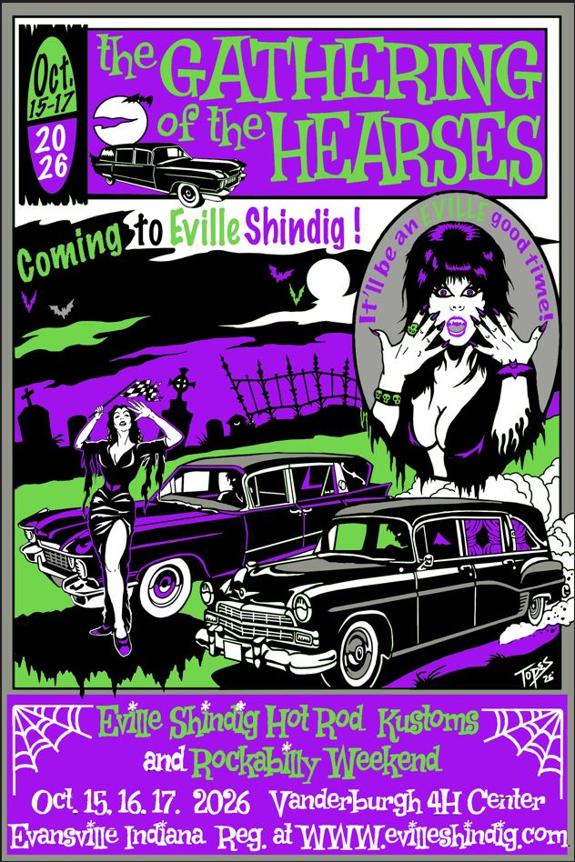 Flyer for The Gathering of the Hearses