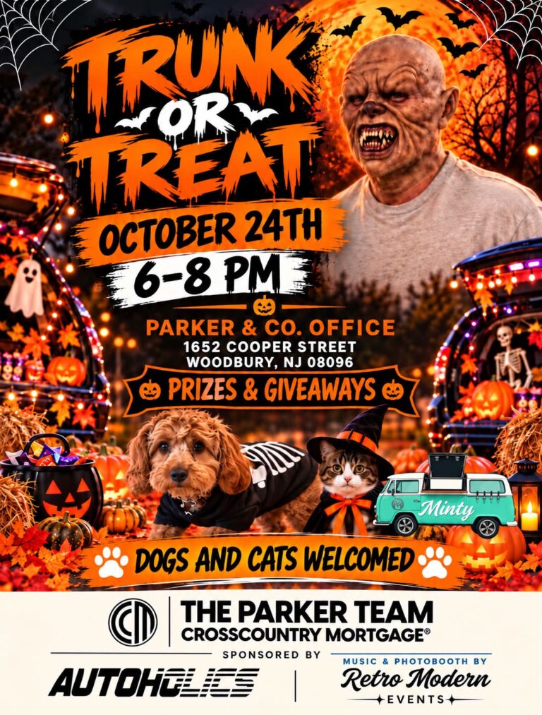 Flyer for The Parker Team Trunk or Treat