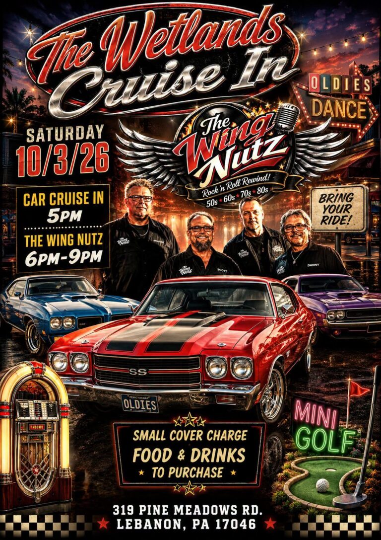 Flyer for The Wetlands Cruise In