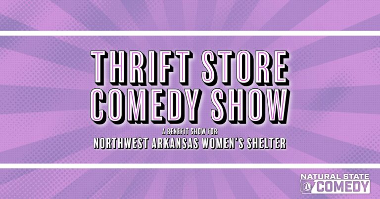 Flyer for Thrift Store Comedy Show
