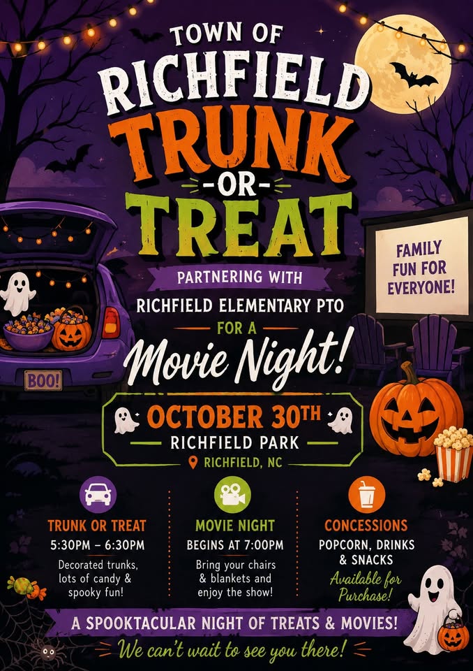 Town of Richfield Trunk or Treat Graphic