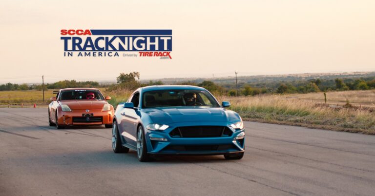 Flyer for Track Night 2026: MotorSport Ranch