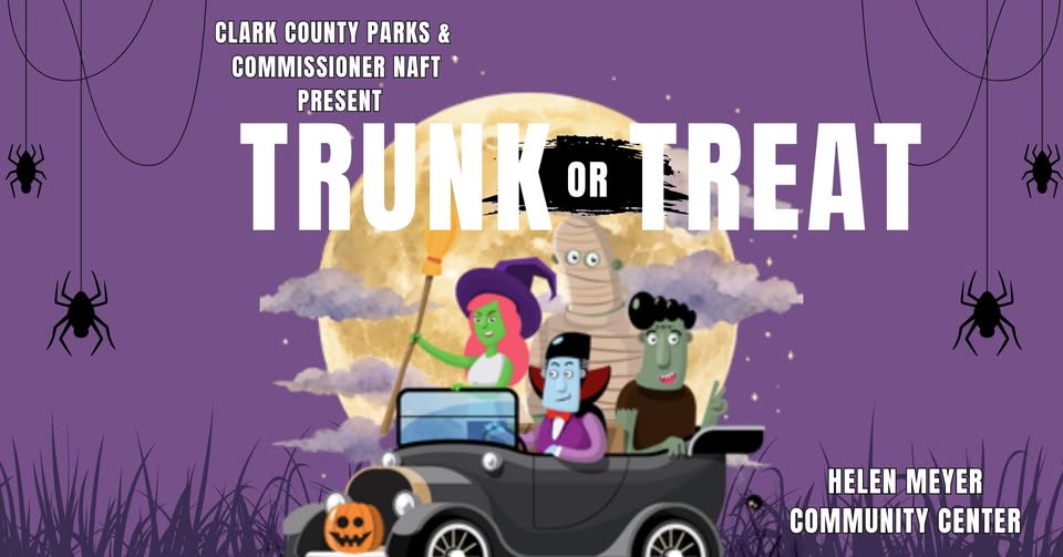 Trunk or Treat at Helen Meyer Community Center Graphic