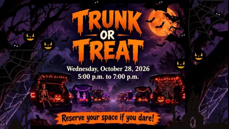 Flyer for Trunk or Treat at Lower Bucks Hospital
