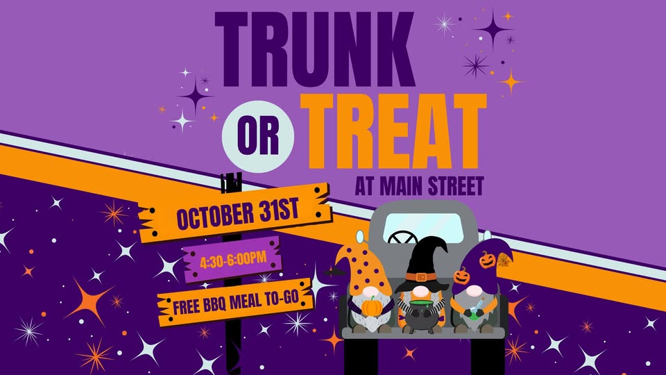 Trunk or Treat at Main Street Graphic