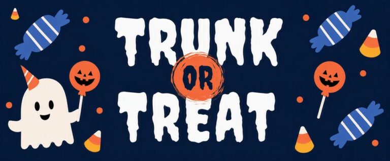 Flyer for Trunk or Treat at Prairie Parkway