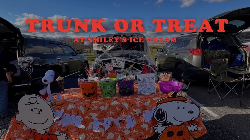 Trunk or Treat at Smiley’s Ice Cream Graphic