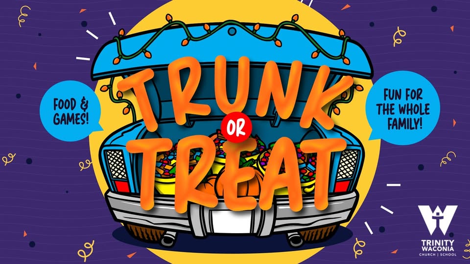 Trunk or Treat at Trinity Lutheran School Waconia, MN Graphic