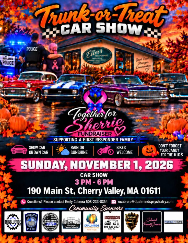 Flyer for Trunk-Or-Treat Car Show At Eller’s Restaurant