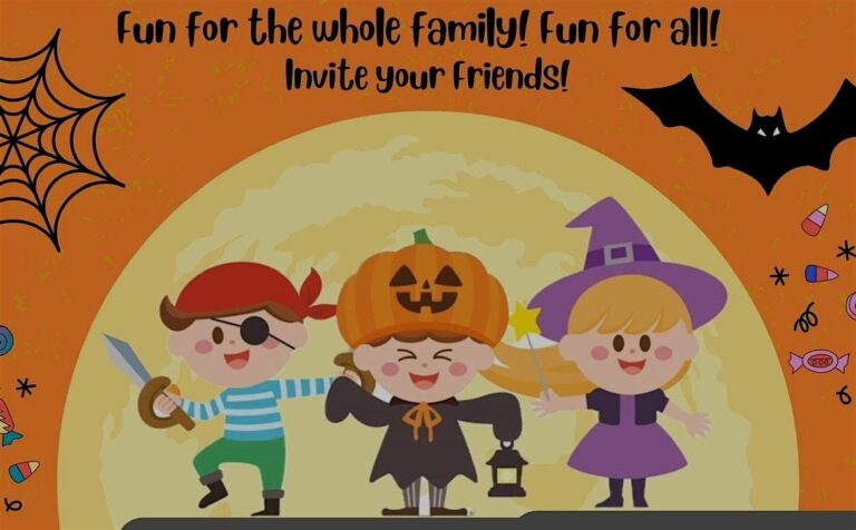 Flyer for Trunk or Treat Halloween Activity