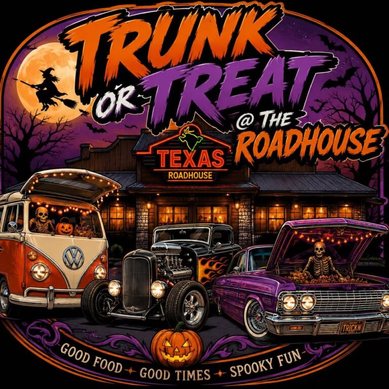 Flyer for Trunk or Treat @ The Roadhouse