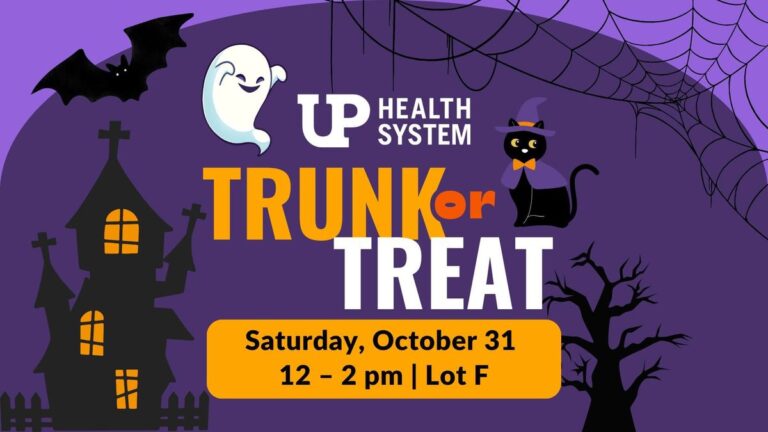 Flyer for UP Health System – Marquette Trunk or Treat