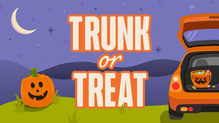 Flyer for Venture Church Trunk or Treat!