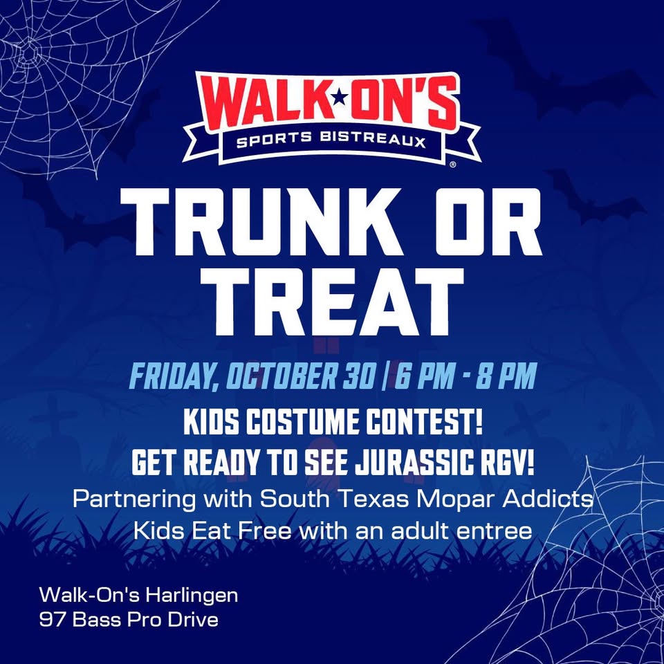 Walk-On’s Trunk or Treat Graphic