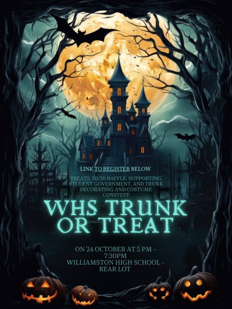 Flyer for WHS Trunk or Treat