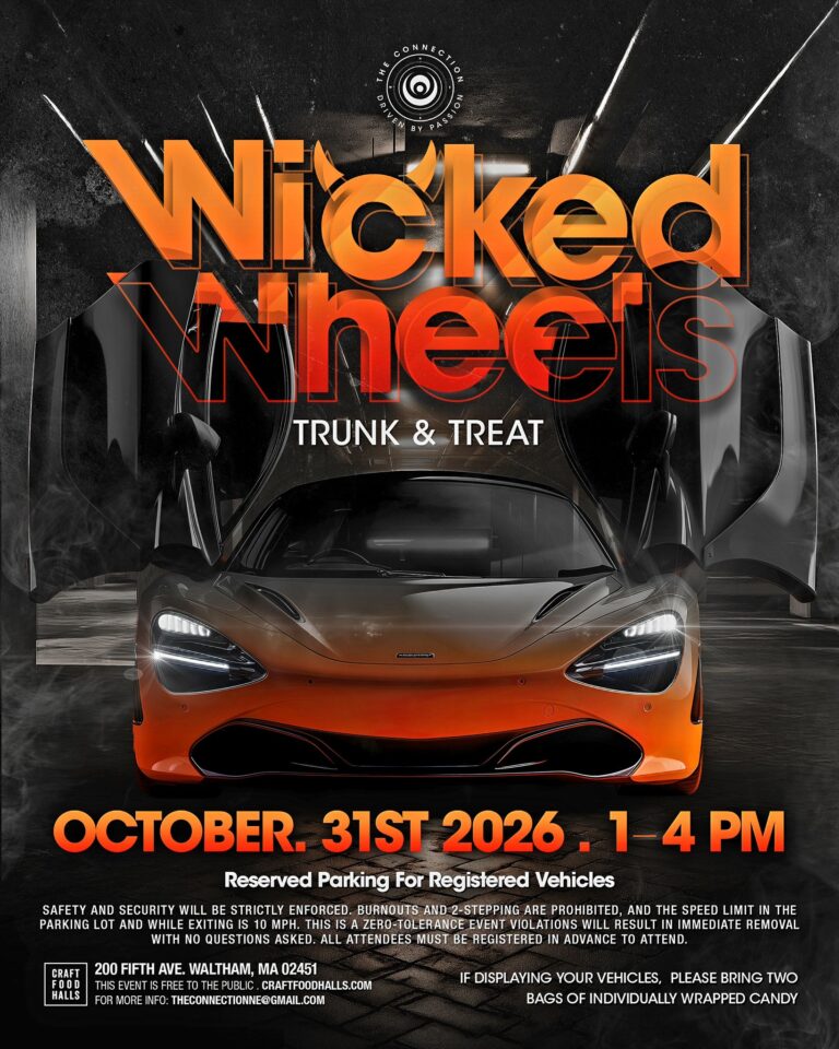 Flyer for Wicked Wheels Trunk & Treat