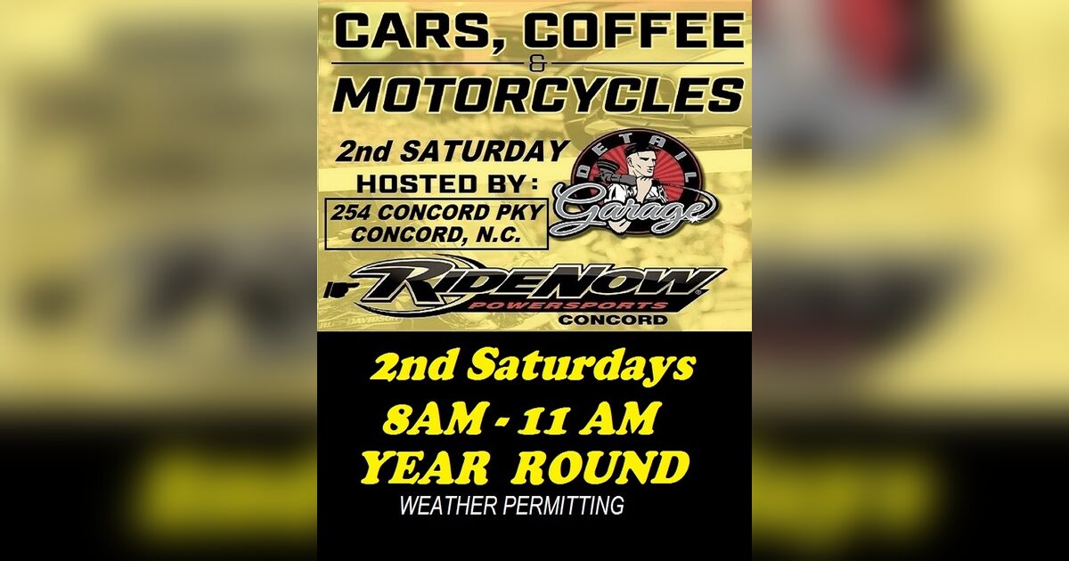 Detail Garage Cars & Coffee event image from Hobby + convention events.